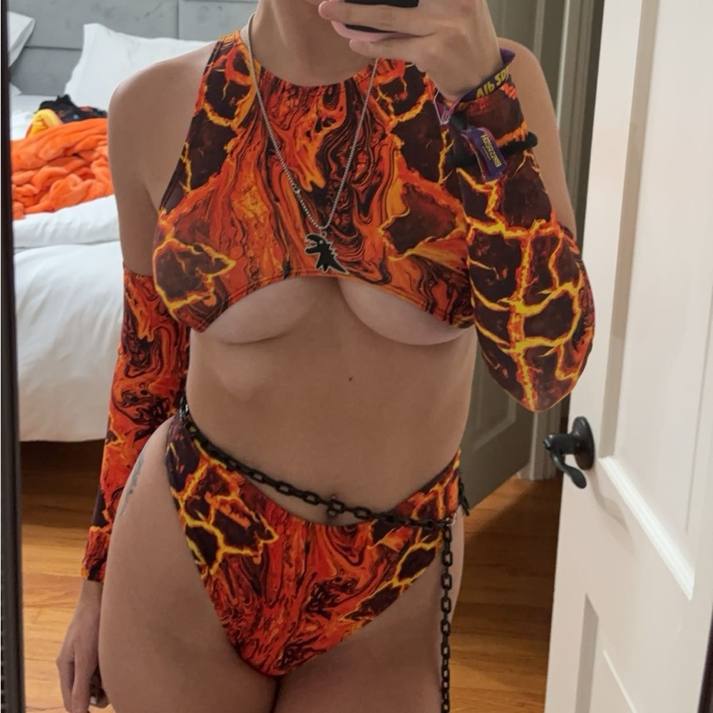 Freedom Rave Wear Volcanic 3-Piece Set